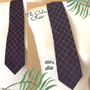 George purple plum color Men’s tie